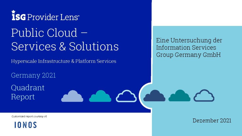 2021 ISG Report Public Cloud Hyperscale Platform Services Competitors DE