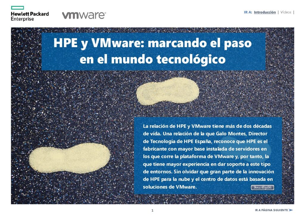 HPE and VMware: setting the pace in the technological world
