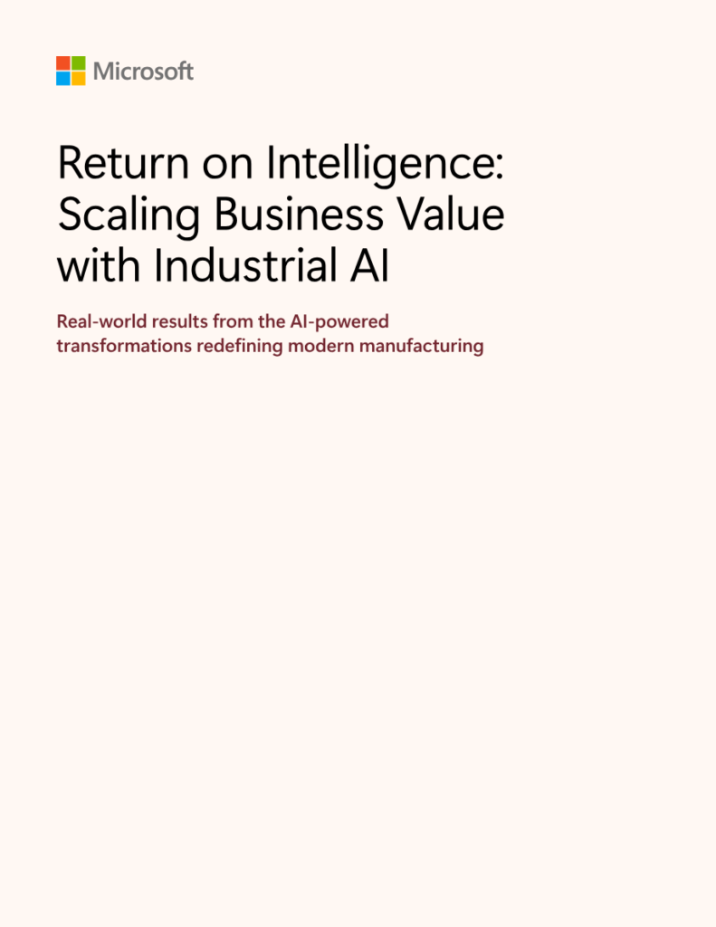 Industrial AI: Scaling Business Value in Manufacturing