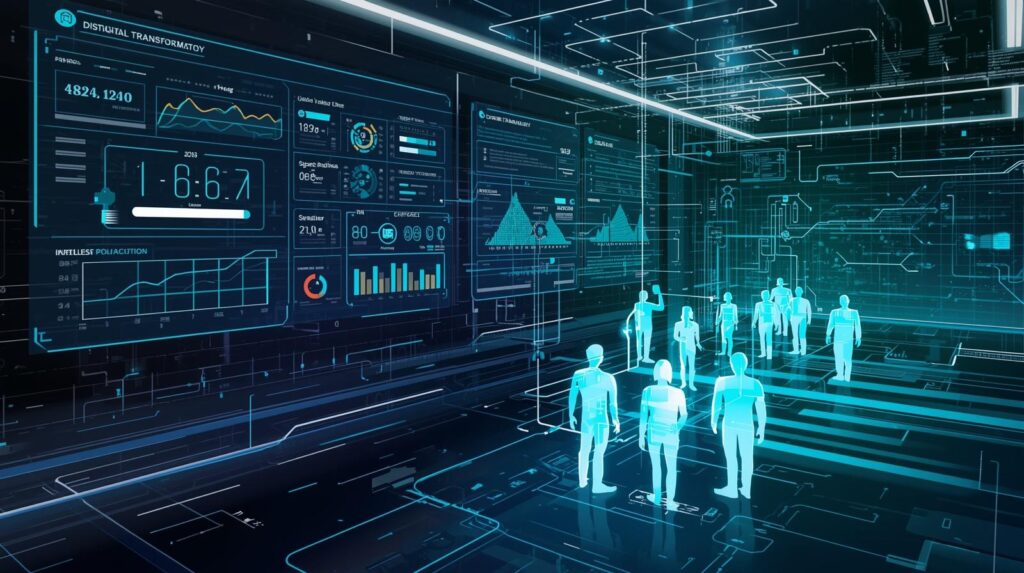 Secure digital transformation workplace with AI-powered productivity and cybersecurity systems